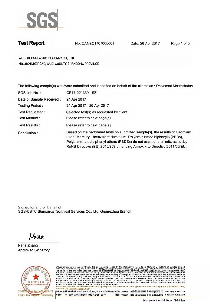 Certificate of Honor