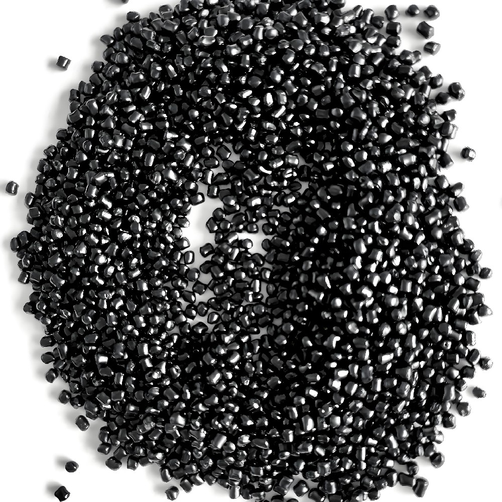 What is the highest carbon black content in black masterbatch？